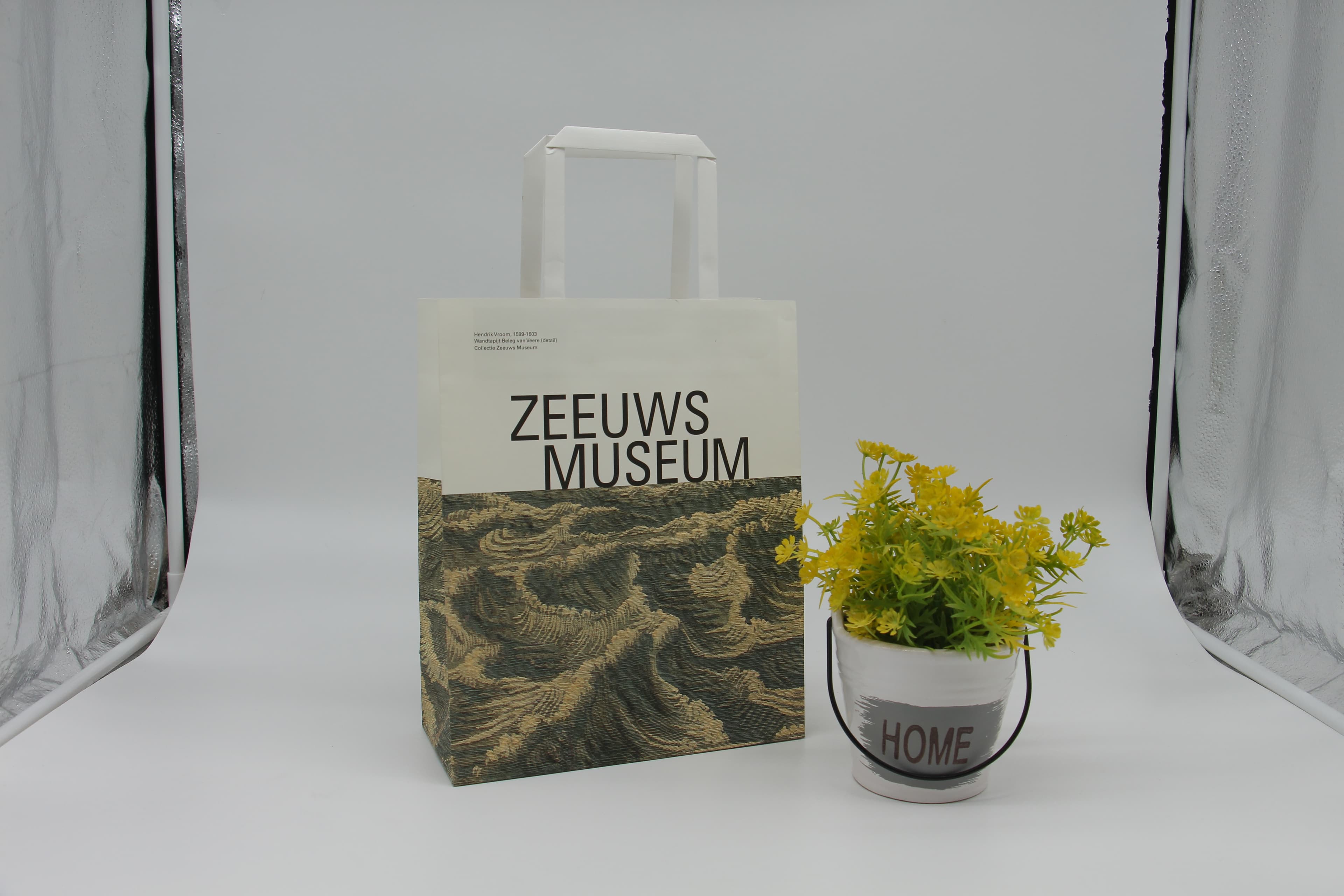 FSC printed retail bag with soy ink