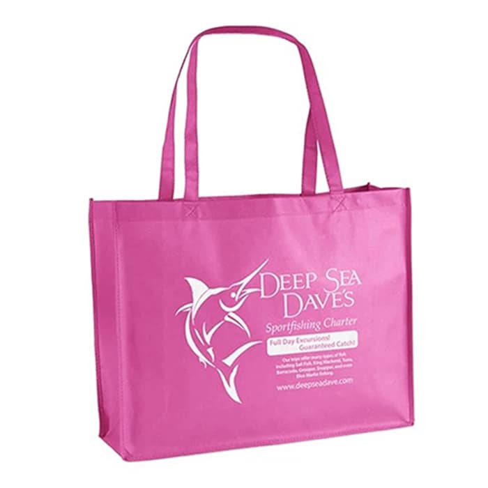 Pearlescent laminated non-woven bag