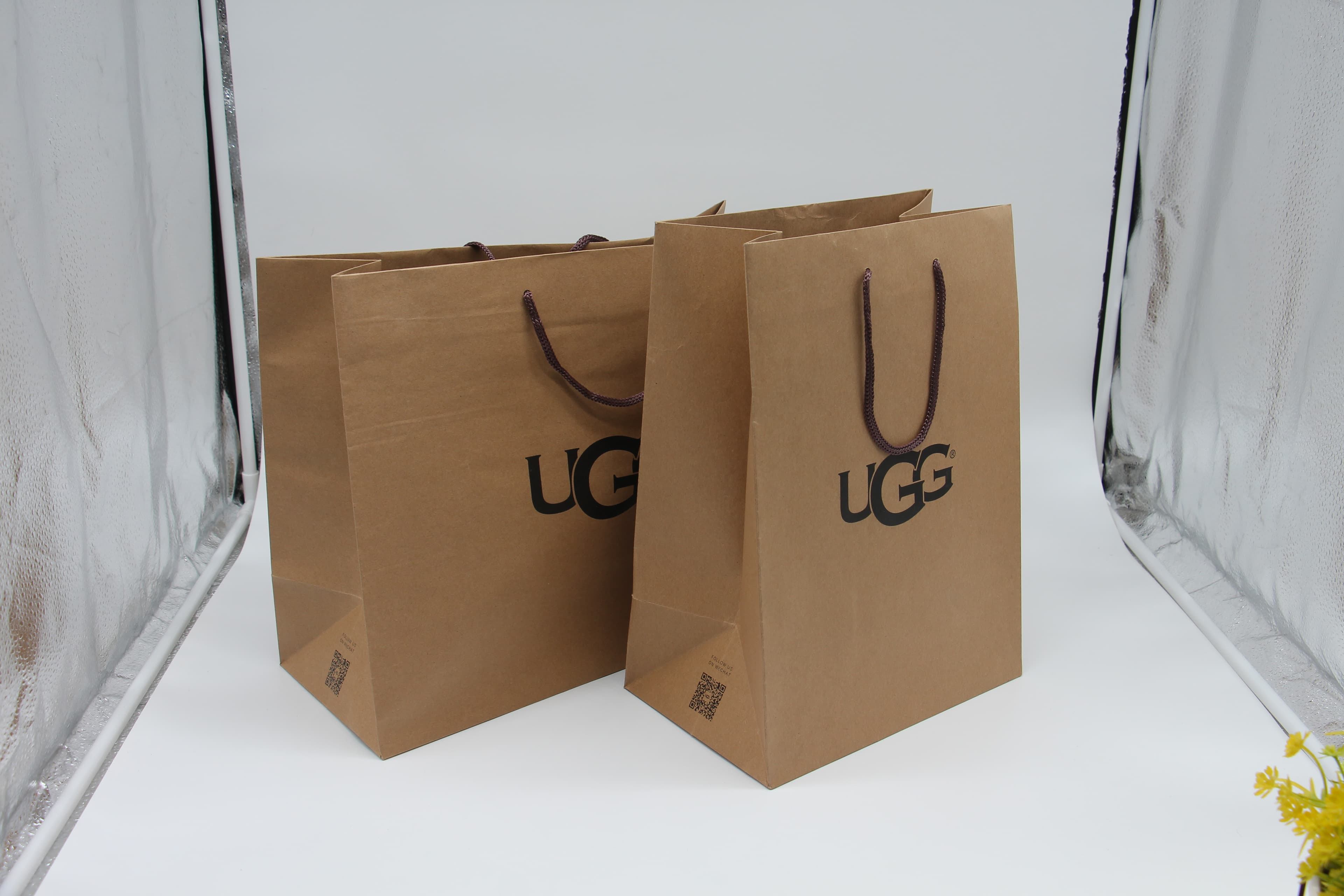 Brown Kraft Shopping Bag with Twisted Handle