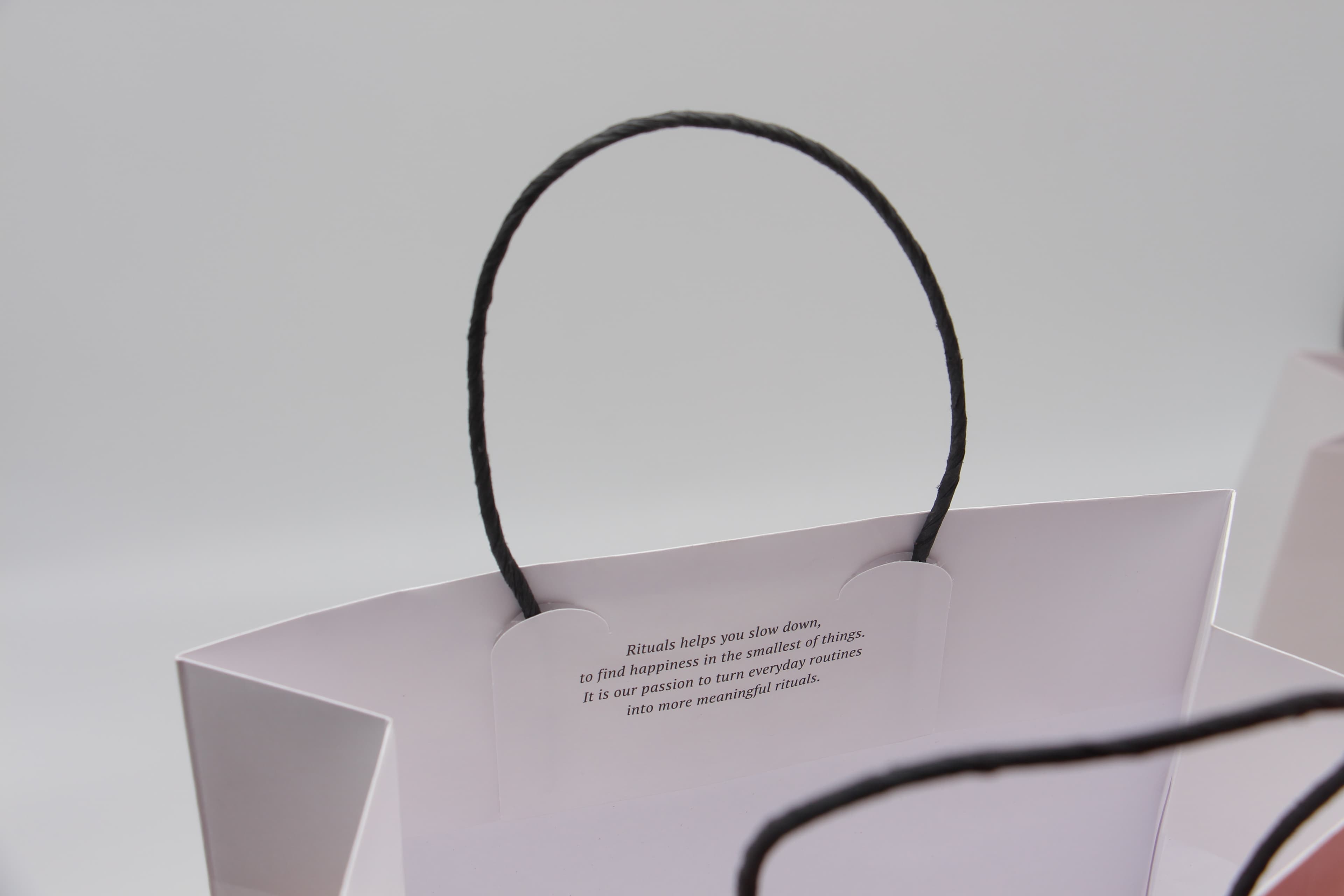 Soy-ink eco retail bag